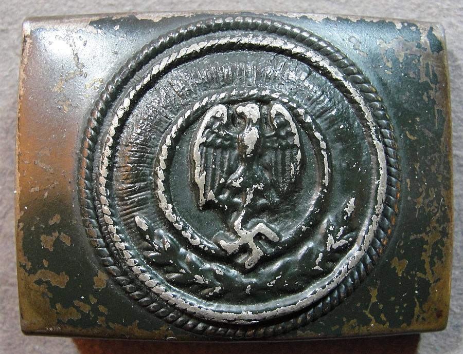 Variant Early Army EM/NCO'S Belt Buckle as Shown in Angolia's Book