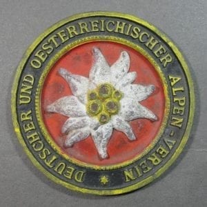 Deutscher und Oesterreichischer Alpen Verein Plaque