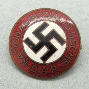 NSDAP Membership Badge marked "GES GESCH - GES GESCH"