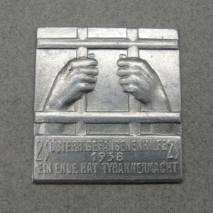 1938 Austrian Political Prisoner Plaque
