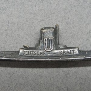 Kriegsmarine U-Boat "U Deutsche Kraft" Badge