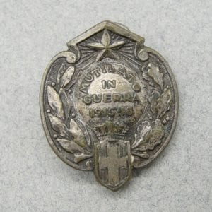 Italian War Wounded Association Membership Badge