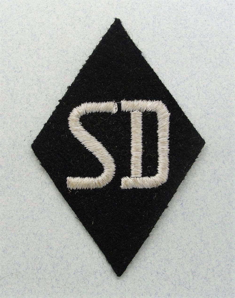 SS SD (Security Service) EM/NCO's Sleeve Diamond with SS RZM Tag