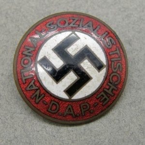 NSDAP Membership Badge marked "GES GESCH - GES GESCH