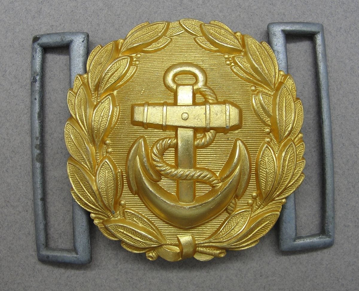 Kriegsmarine Officer's Buckle for Brocade Belt by ELJ
