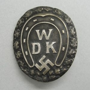 Waffenring Der Deutschen Kavallerie Honor Badge, 900 Silver