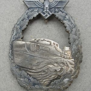 Kriegsmarine E-Boat Badge, First Pattern, French-Made