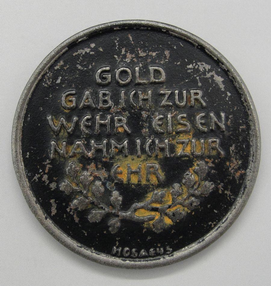 1916 Gold for Iron Medal
