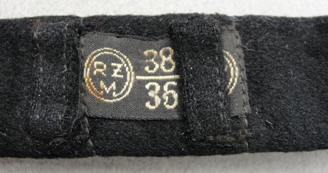 Allgemeine-SS Officer's Shoulder Board with 1936 SS-RZM Tag