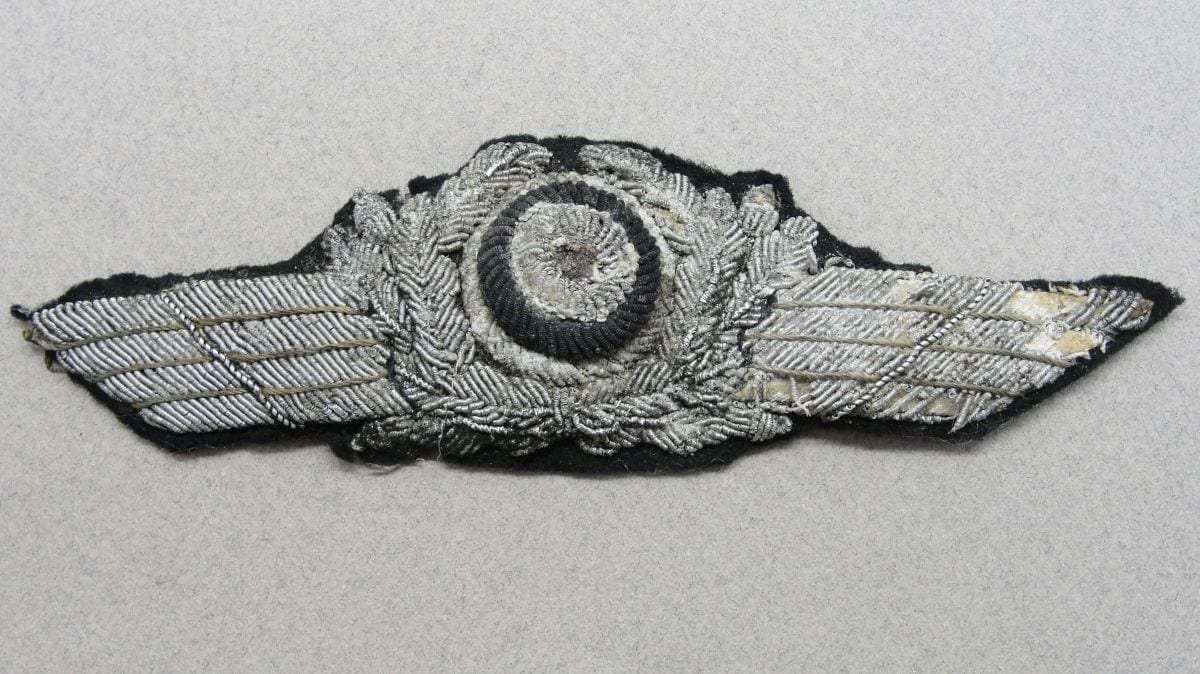 Luftwaffe Officer's Visor Cap Wreath and Cockade