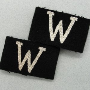 "W" Chain Stitched Slides for Straps - SS-Panzer-Grenadier Regiment Westland