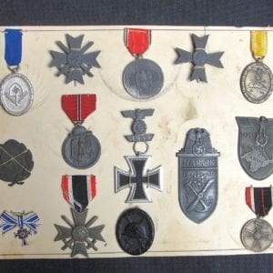 Deumer Medal Sample Board