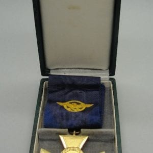 Cased Police 25 Year Long Service Cross