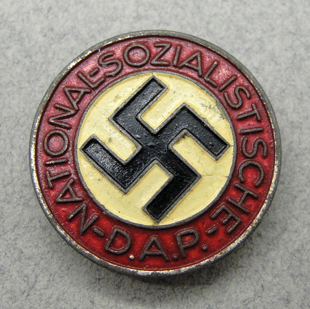 NSDAP Membership Badge by "RZM M9/312" Buttonhole Version