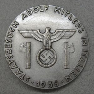 Hitler 1938 State Visit to Italy Badge for Dignitaries