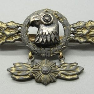 Luftwaffe Squadron Clasp for Reconnaissance Pilots Gold Grade with Pendant