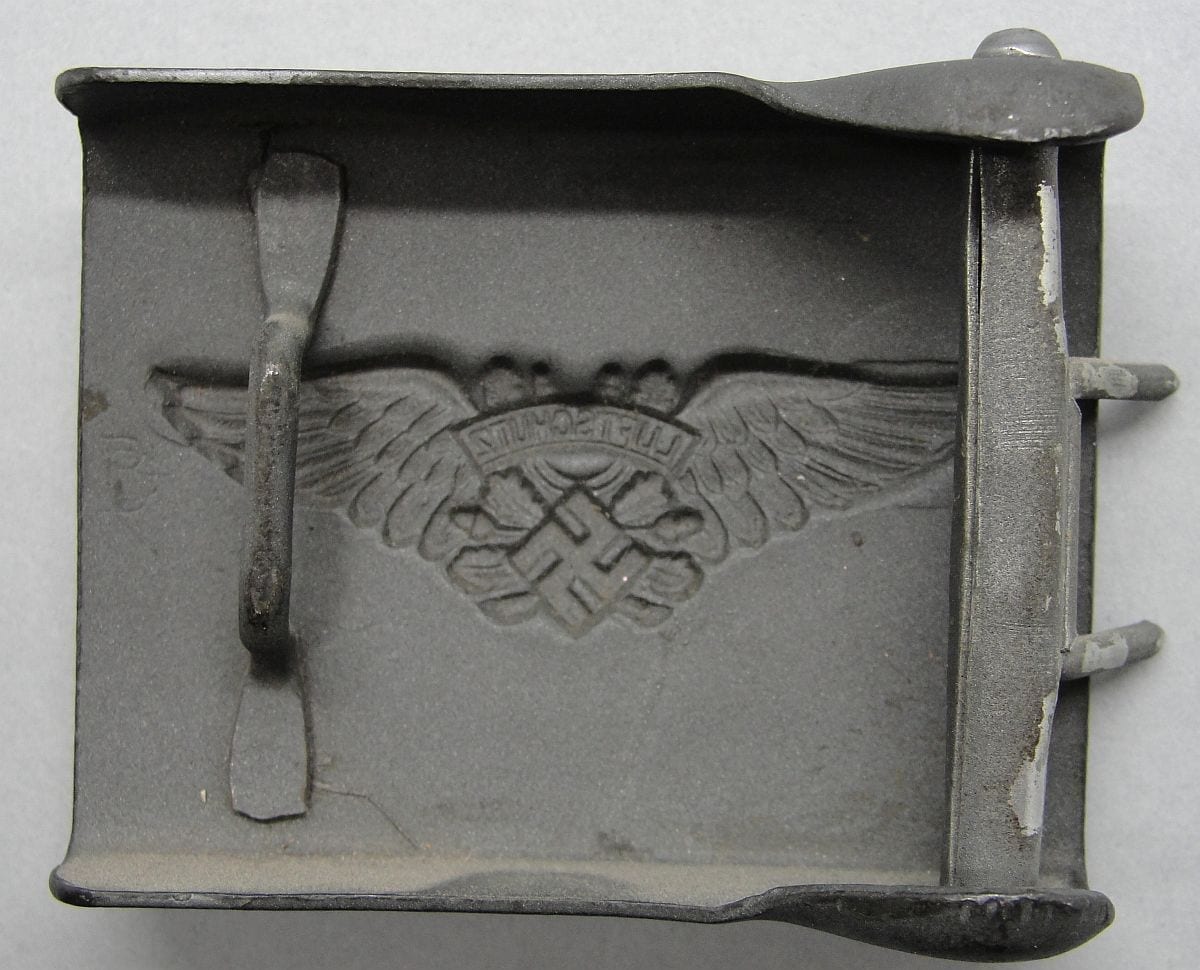Luftschutz EM/NCO's Belt Buckle, by GB 42