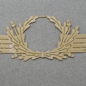 Luftwaffe Officer's Visor Cap Wreath Unterlagen