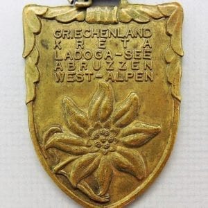 1945 Mountain Troops Medal, "Gebirgs Nachrichten Abteilung 95"