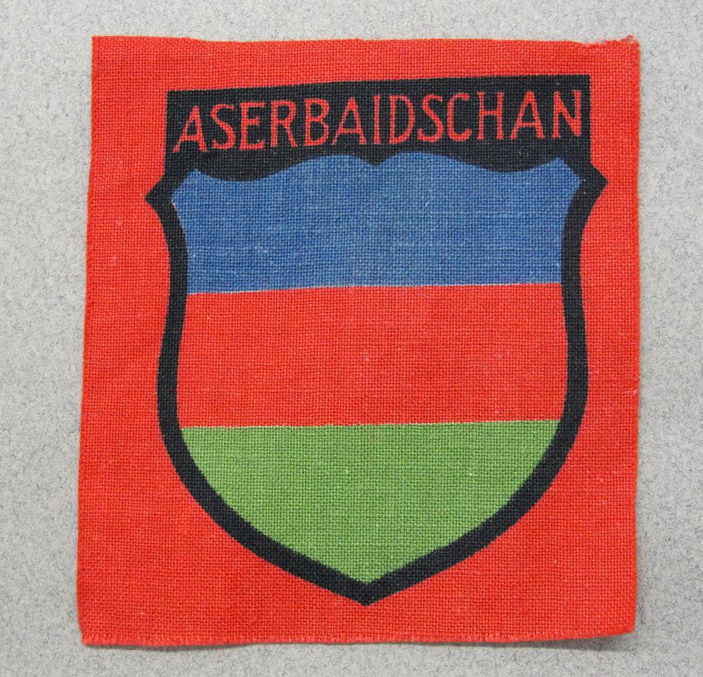 WW2 German Wehrmacht Aserbaidschan Foreign Volunteer Shield
