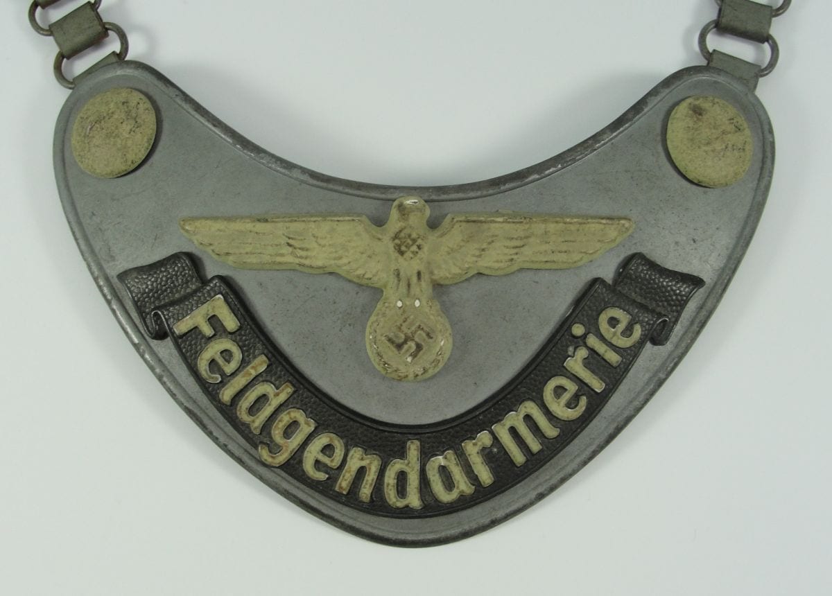 Army/Waffen-SS Field Police Gorget