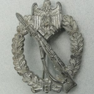 Army/Waffen-SS Infantry Assault Badge, Silver Grade, by "f.o." Friedrich Orth