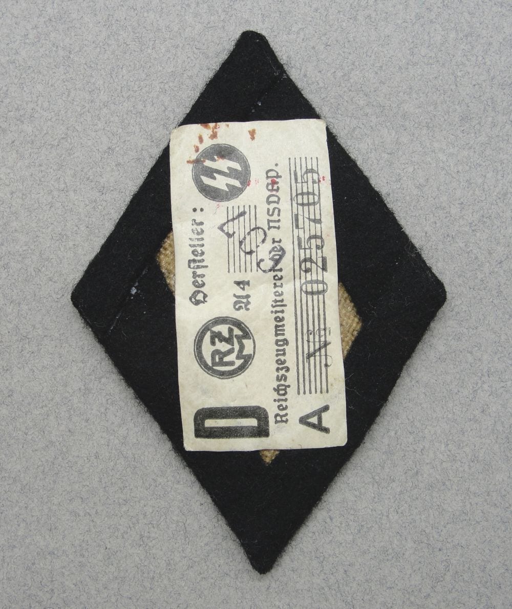 SS Marksmanship Sleeve Diamond - First Class with SS RZM Tag