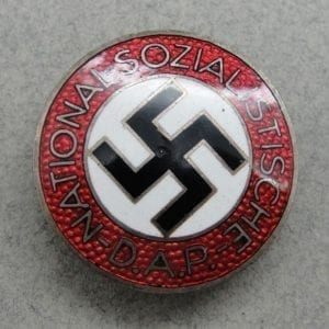 NSDAP Membership Badge by "RZM M1/34" Buttonhole Version
