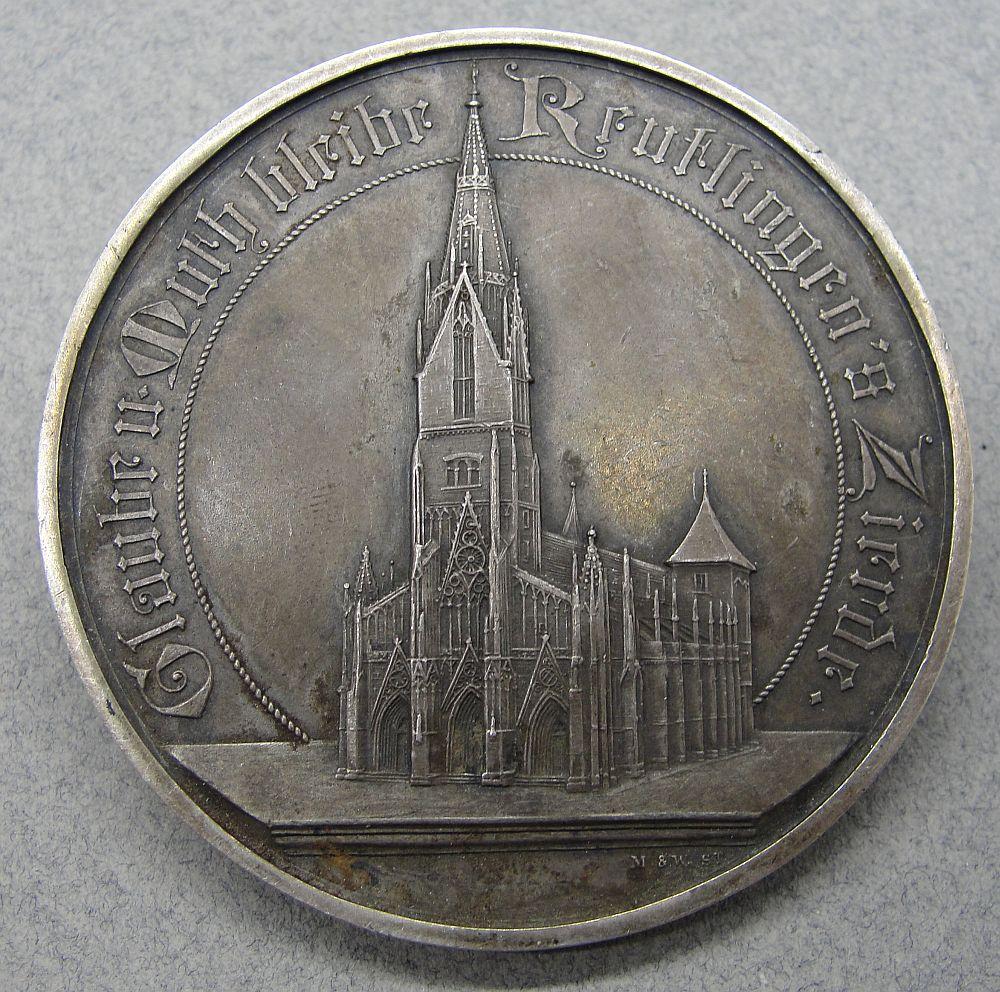 1901 Reutlingen Cathedral Faithful Service Medal
