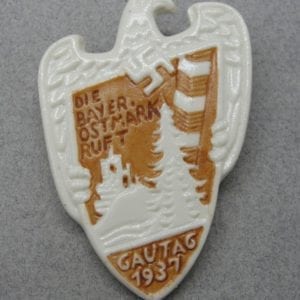 1937 Gautag Bayer.Ostmark Day Badge