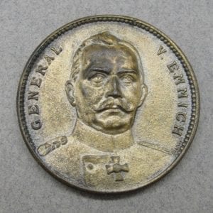 Prussian General Otto von Emmich Table Medal