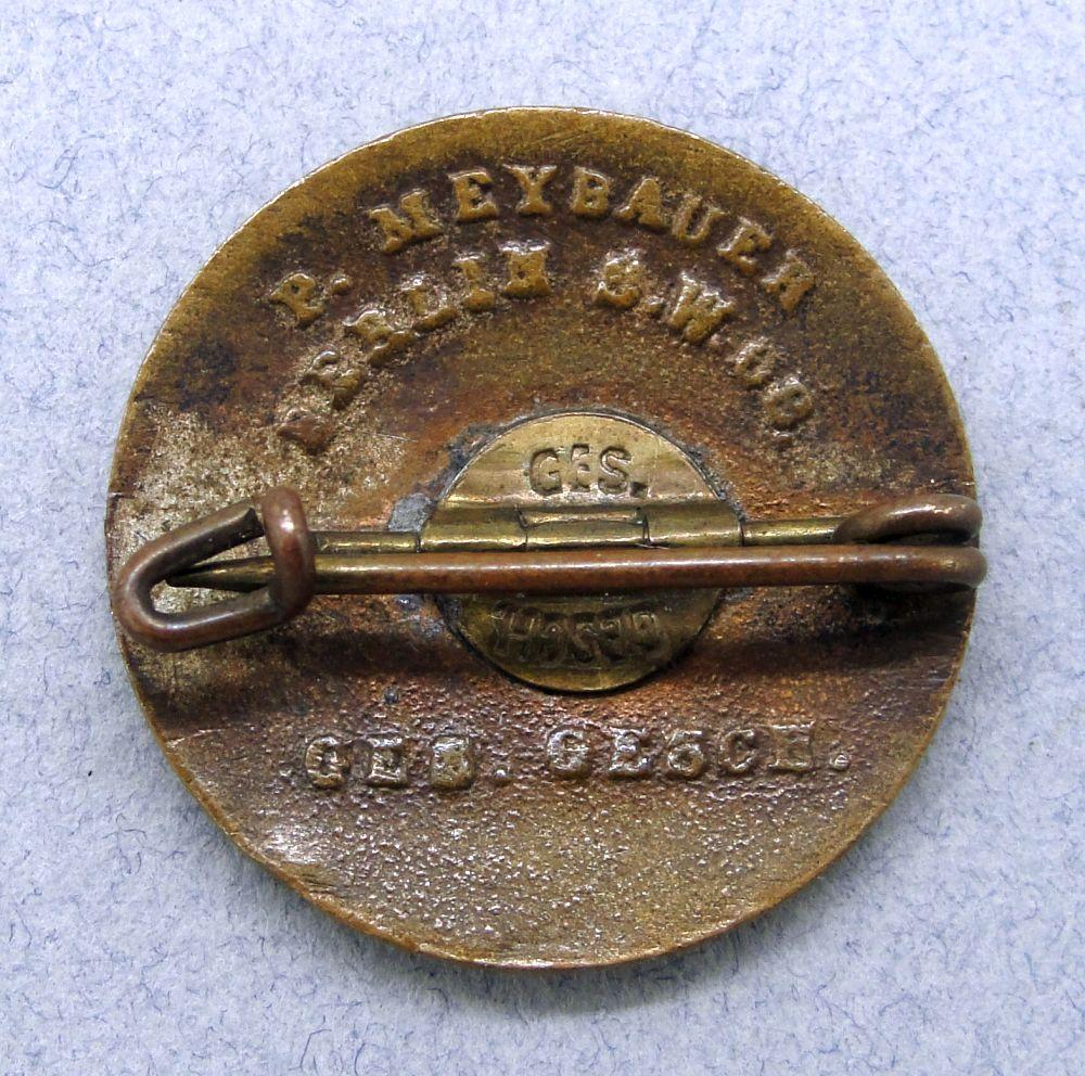 NSDAP Membership Badge by "P.MEYBAUER BERLIN"