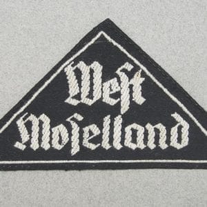 Hitler Youth BDM District Sleeve Triangle - West Moselland