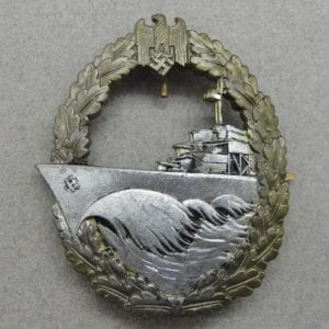 Kriegsmarine Destroyer Badge by Deumer