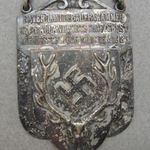 1933 Bavarian Hunting Fest Medal by Deschler