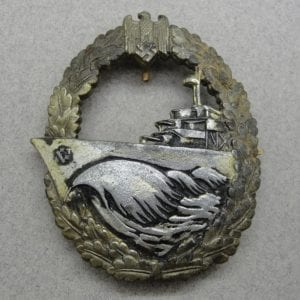 Kriegsmarine Destroyer Badge by Deumer
