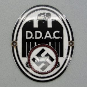 DDAC German Automobile Club Radiator Plaque