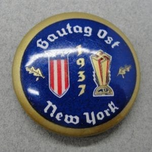 1937 German American Bund New York Gautag Ost Badge