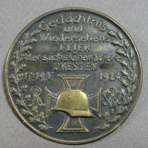 Large Saxony Grenadiers Badge