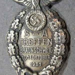 1931 SA-TREFFEN BRAUNSCHWEIG Badge