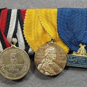 Three Place Imperial Prinzen-Size Medal Bar