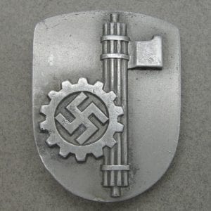 1937 Official Presentation Badge for Dr. Ley - Tullio Cianetti Meeting