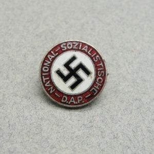 Miniature NSDAP Membership Badge marked "GES GESCH" - 18mm