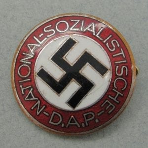 NSDAP Membership Badge by "KREMHELMER MÜNCHEN" -Pin Damaged