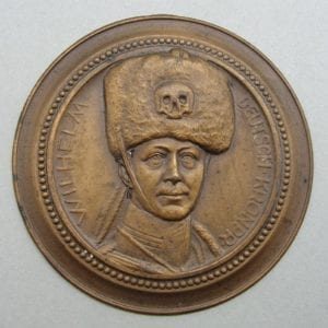 Crown Prince Wilhelm Death's Head Hussar Busby Plaque