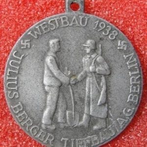 1938 Westwall Construction Medal