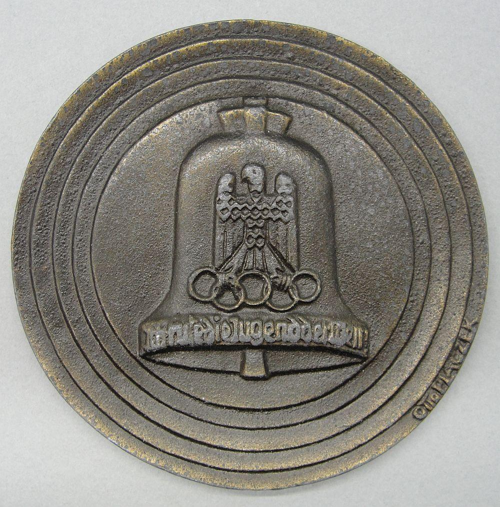 1936 Olympic Participants Medal, Version for Sale to Public