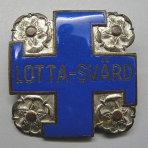 Finland Female's Auxiliary Organization "Lotta Svärd" Badge