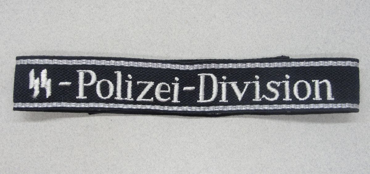 "SS-Polizei-Division" EM/NCO's Cuff Title