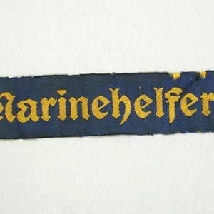 Hitler Youth Marinehelfer Cuff Title
